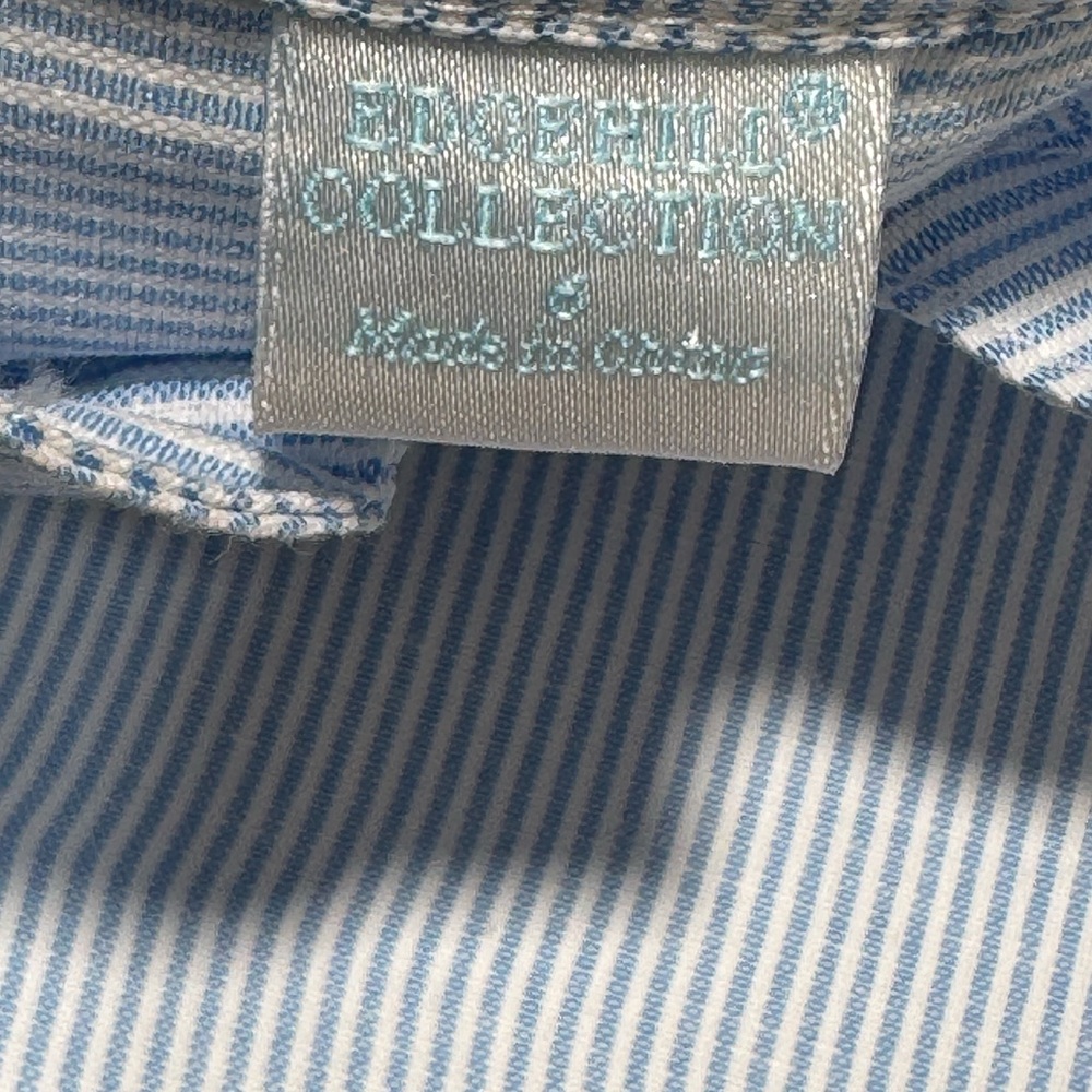 Edgehill Boys Blue Stripe Outfit Set Shirt Pants Easter Spring NWT Size 6 - Picture 9 of 11